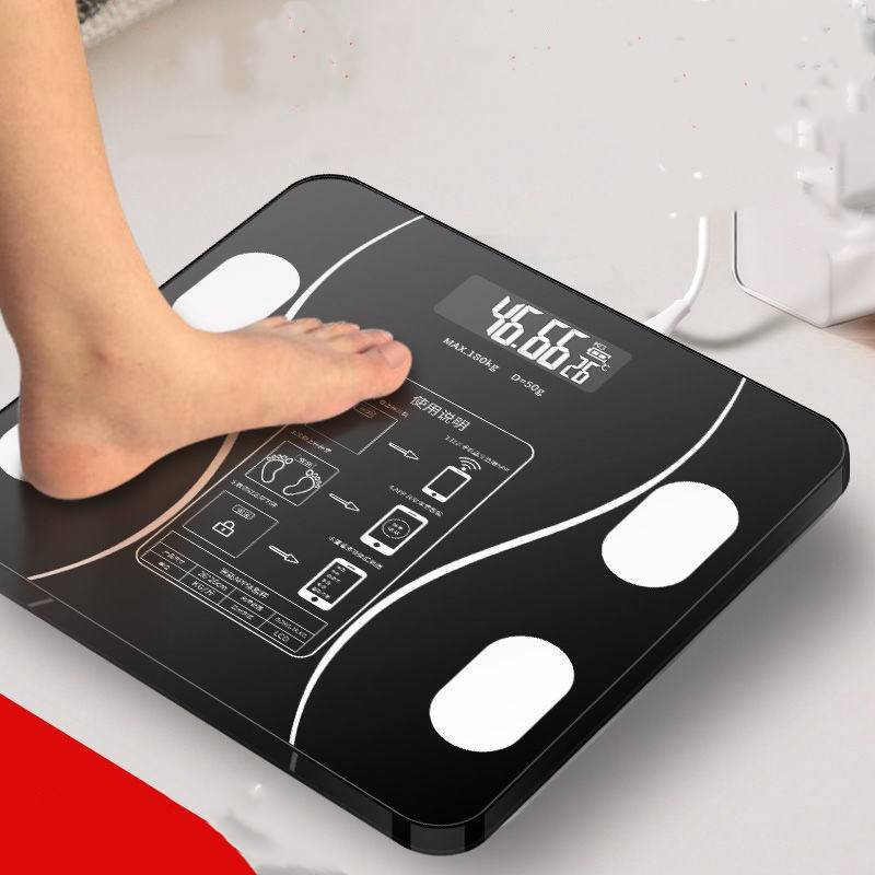 充电体脂秤智能电子秤人体秤家用蓝牙连手机