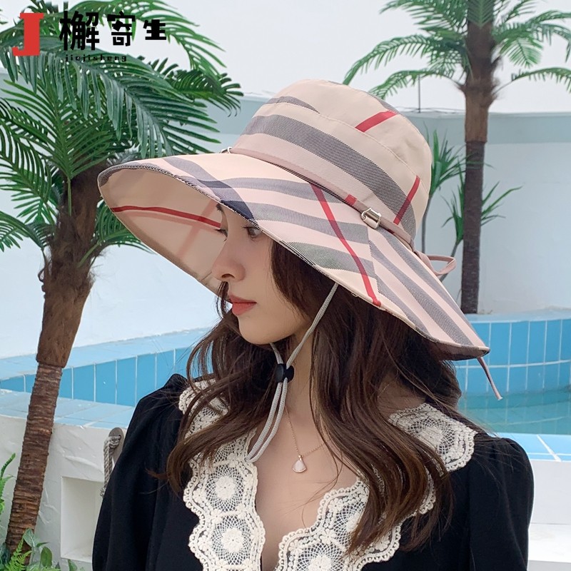 檞寄生 女夏季百搭防晒太阳帽时尚遮阳帽