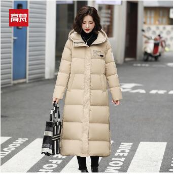 199元包邮！高梵 长款过膝羽绒服 女士