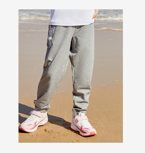 探路者 男女中大童弹力印花儿童卫裤