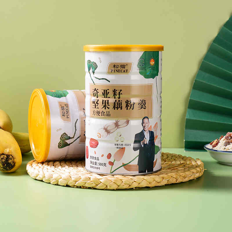 奇亚籽坚果颗粒藕粉羹罐装