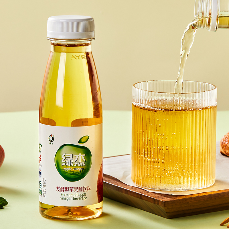 绿杰发酵型苹果醋饮料整箱