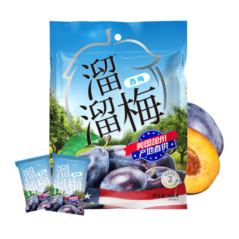 【肖战代言】溜溜梅西梅酸梅120g*4包