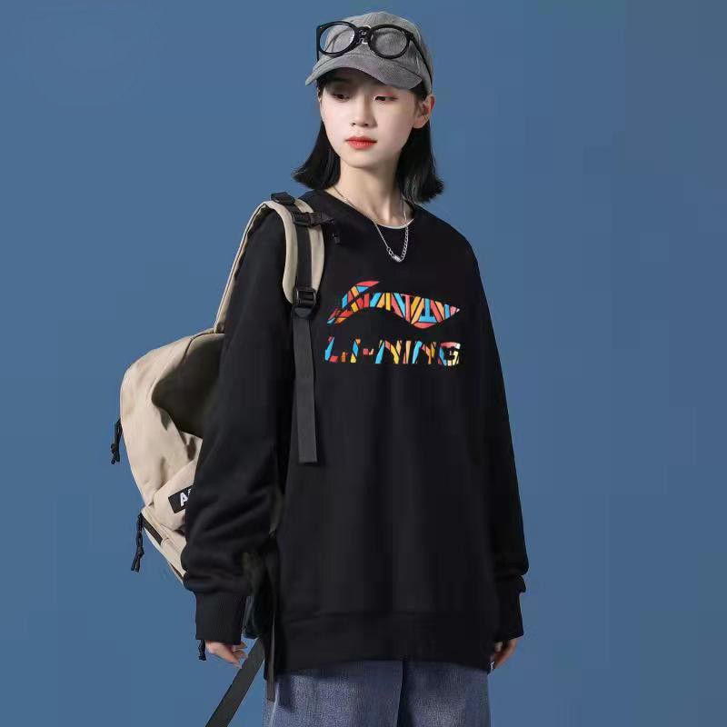 【LINING】情侣春秋款纯棉圆领卫衣