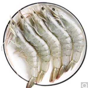 99元包邮！鲜京采 厄瓜多尔白虾1.5kg/盒 加大号20-30规格