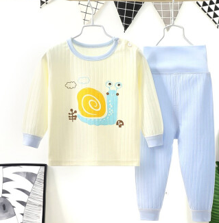 45元包邮！儿童纯棉高腰精梳棉睡衣2套