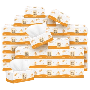 清风棉柔就你抽纸320张20包加厚餐巾纸整箱卫生纸家用纸巾抽纸by