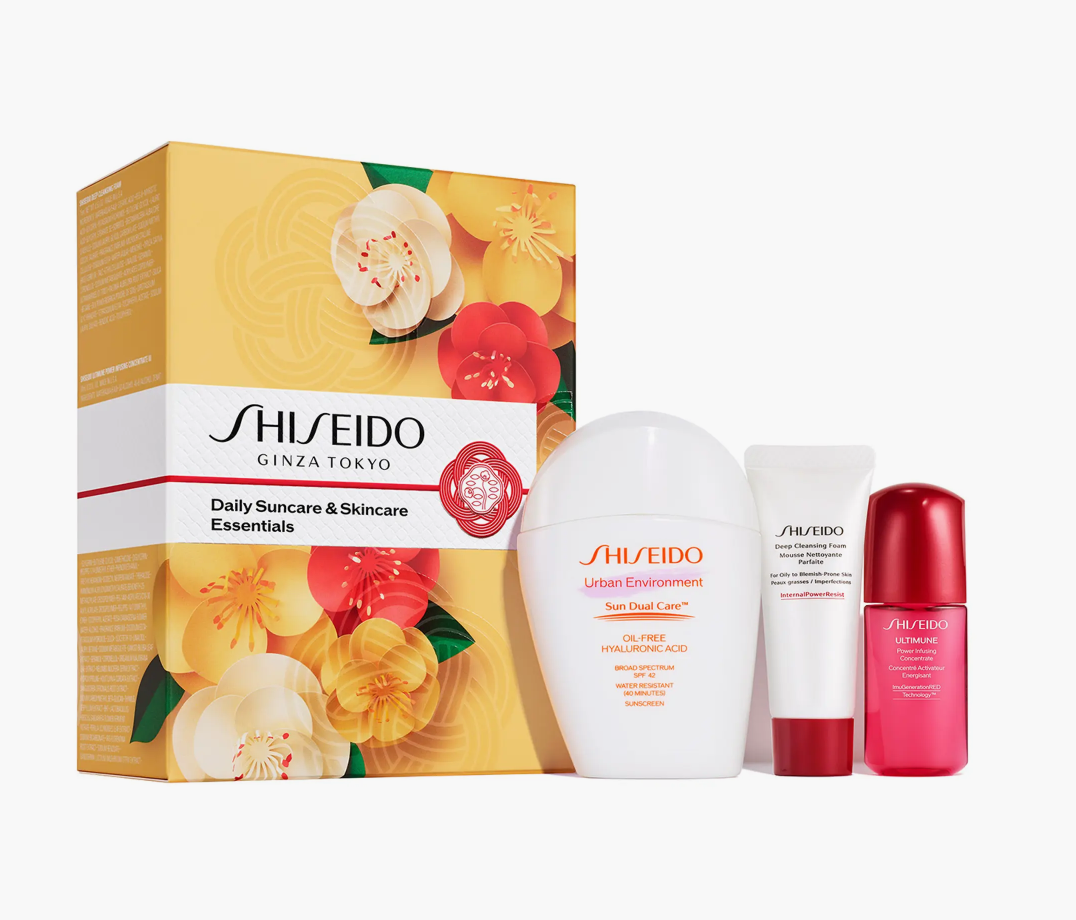 Shiseido Daily Suncare & Skincare Essentials Set