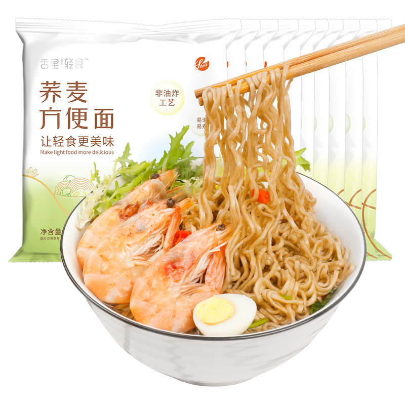 舌里 荞麦方便面600g/箱（60g*10袋）