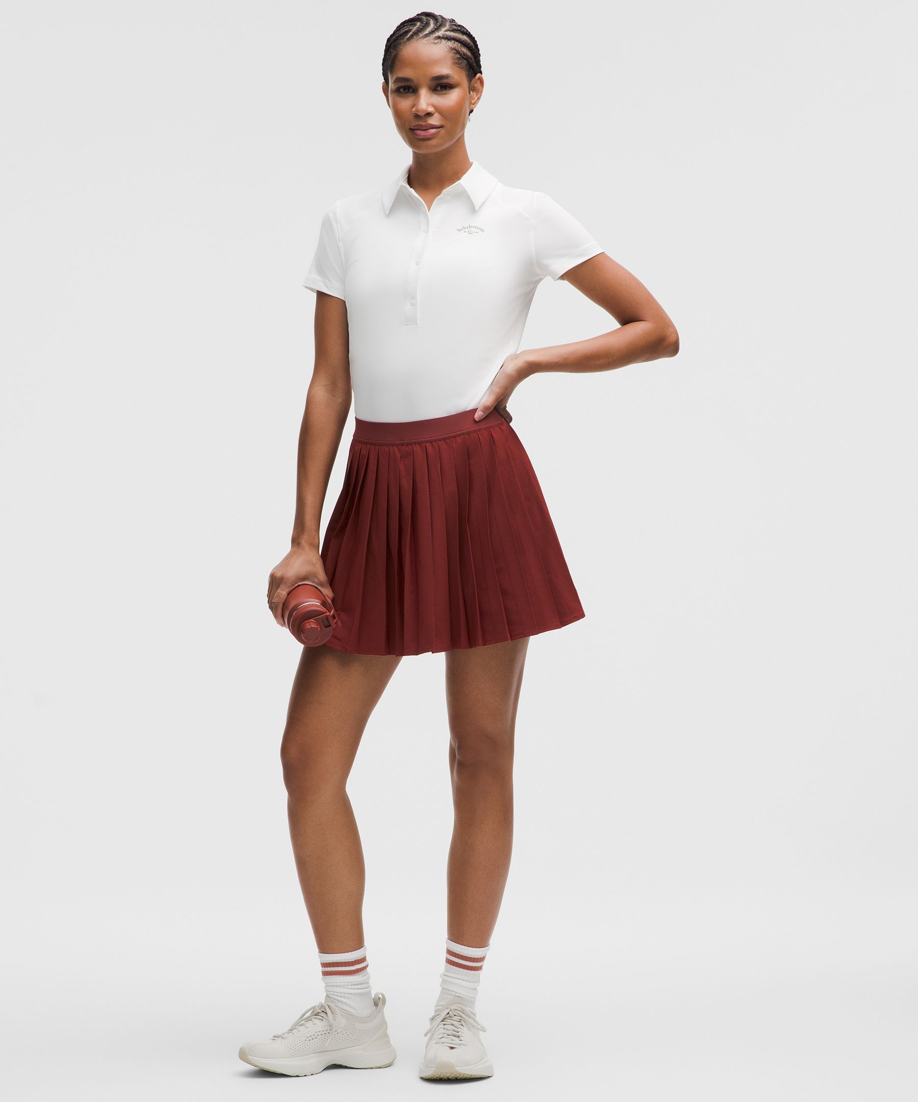 Lululemon High-Rise Pleated 网球短裙