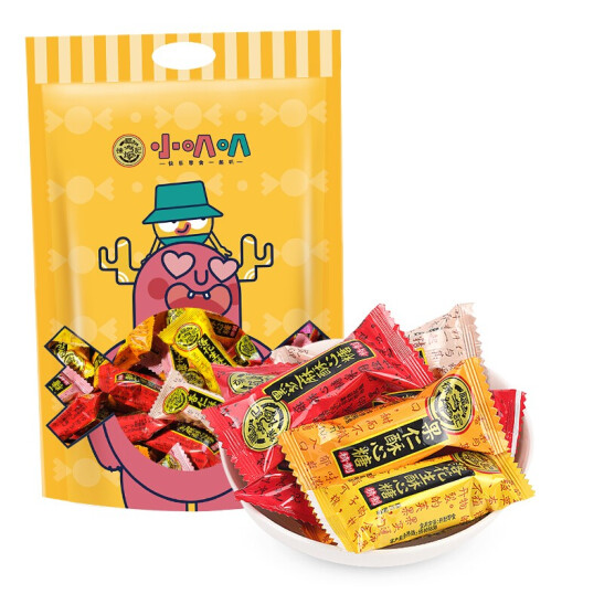 17.9元包邮！徐福记 酥心糖 黑芝麻酥糖520g【约42颗】