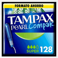 降价！Tampax Pearl 卫生棉条 带塑料导管 128支