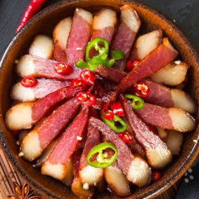 16.86元包邮！酷飞乐 农家腊肉 500g 偏肥