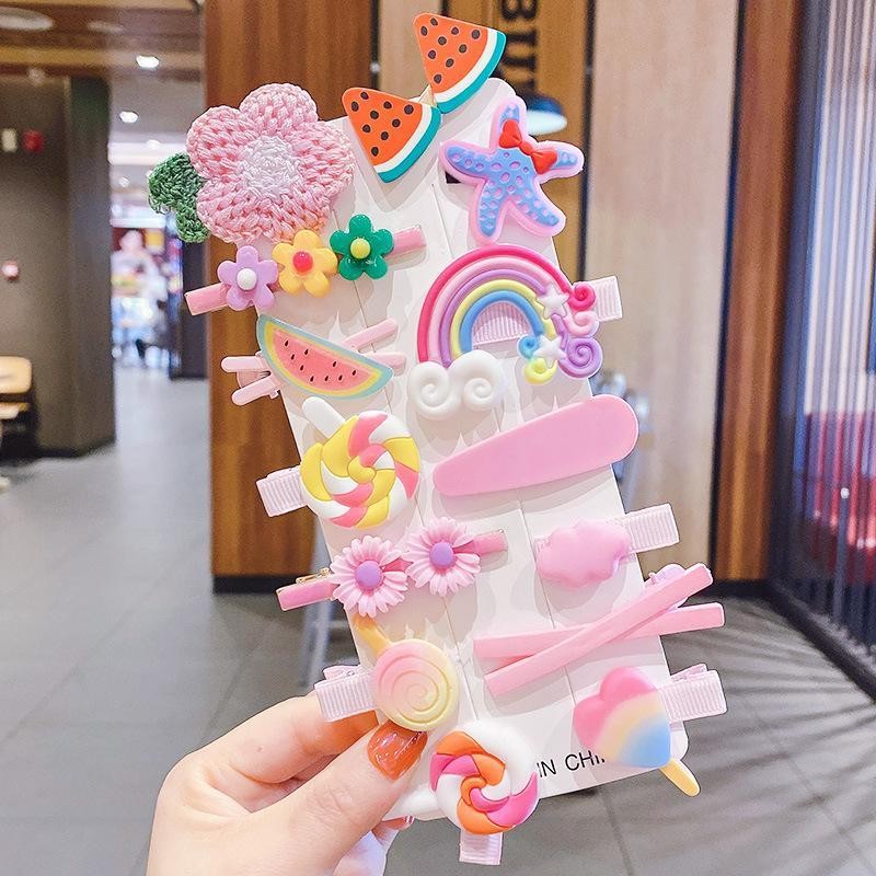 春夏儿童发夹发饰 14件套