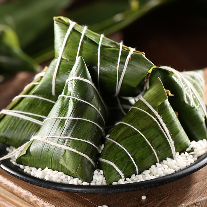 【山咔咔】贵州农家手工香米白粽香糯清水粽