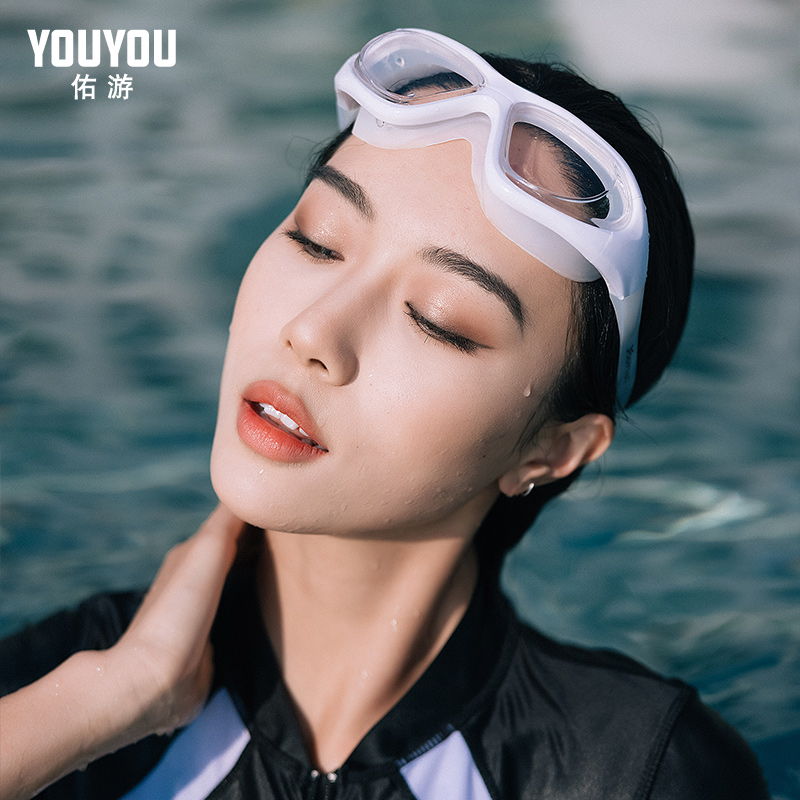 【佑游】泳镜防水防雾高清近视潜水游泳装备