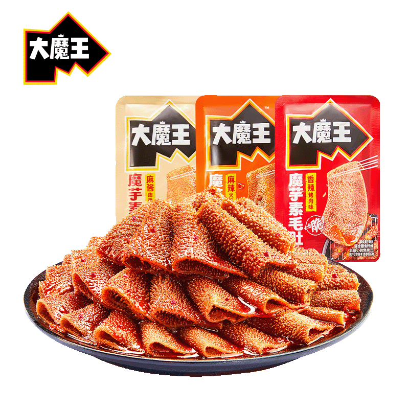 盐津铺子大魔王素毛肚 + 六必居麻酱组合装