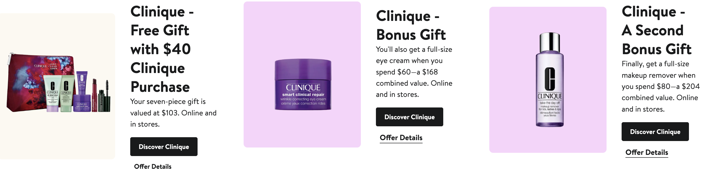 More beauty products and a '10X Points' text