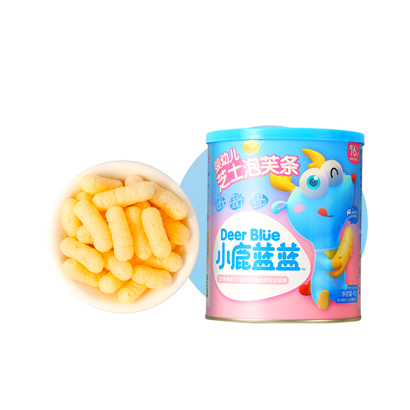 【拍2件】小鹿蓝蓝泡芙条6月宝宝辅食42g