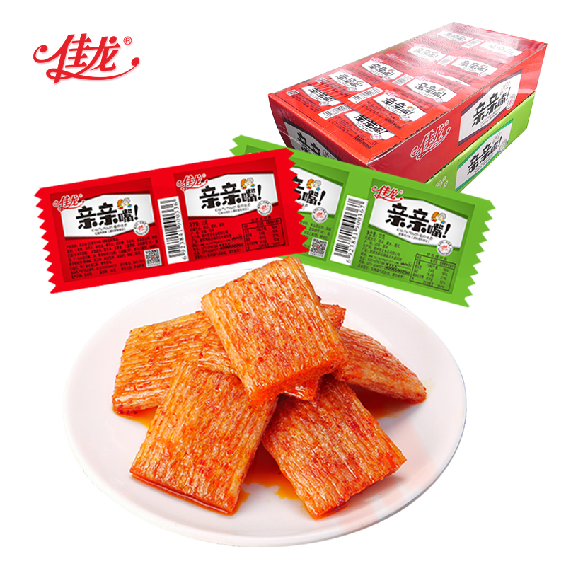 【佳龙】网红亲亲嘴辣条40片