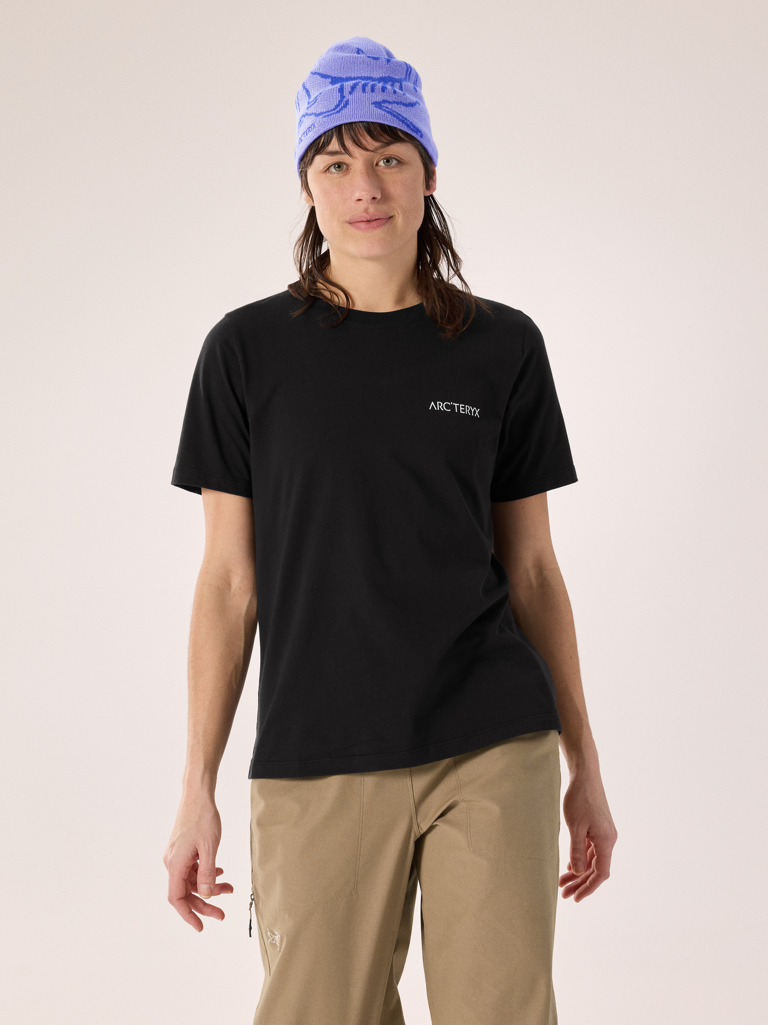 Arcteryx Kragg SL Cotton Blurred Bird Crew Shirt SS Women's