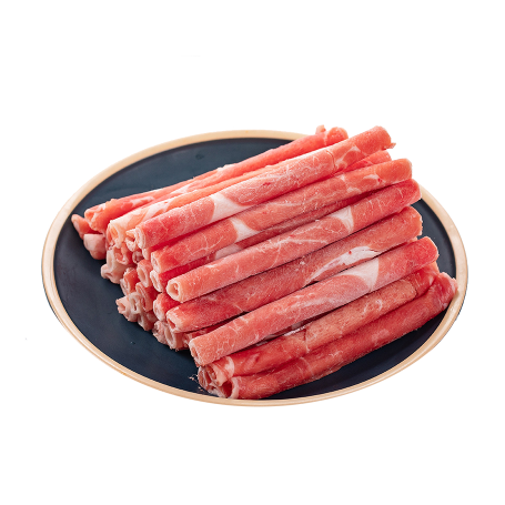99元包邮！草原领头羊 精选乌珠穆沁羔羊肉卷 220g*5袋