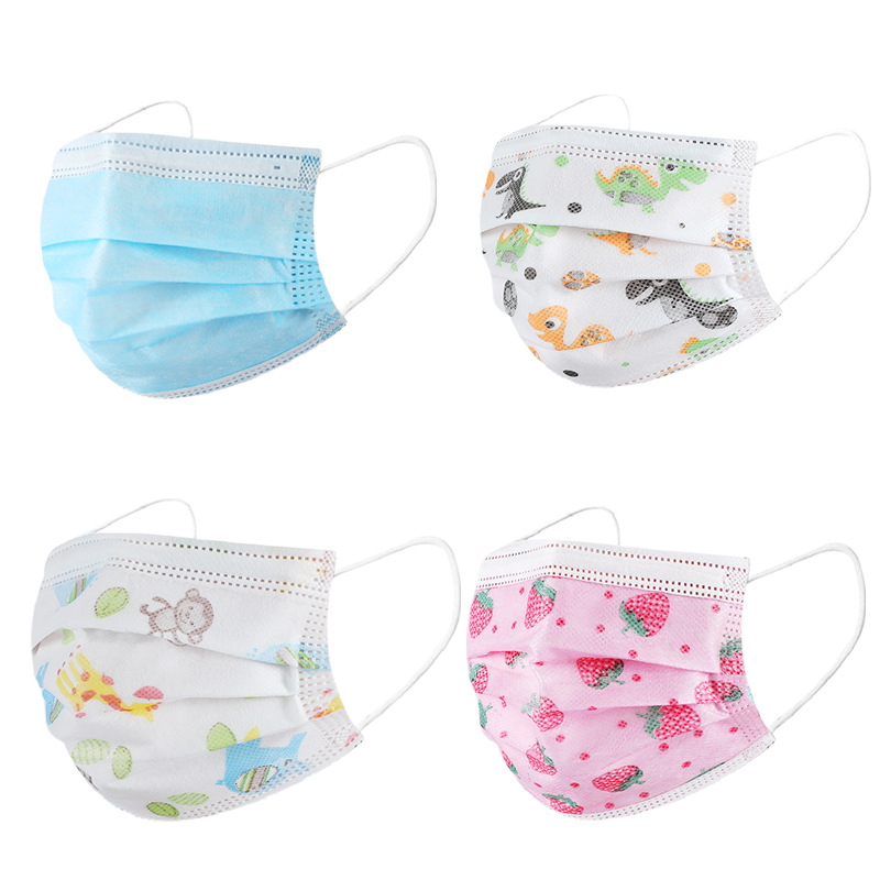 可签到抵扣！儿童印花口罩100只