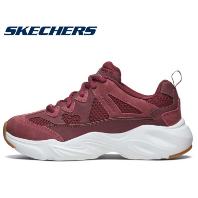 142元包邮！斯凯奇 女鞋2021冬季新款老爹鞋