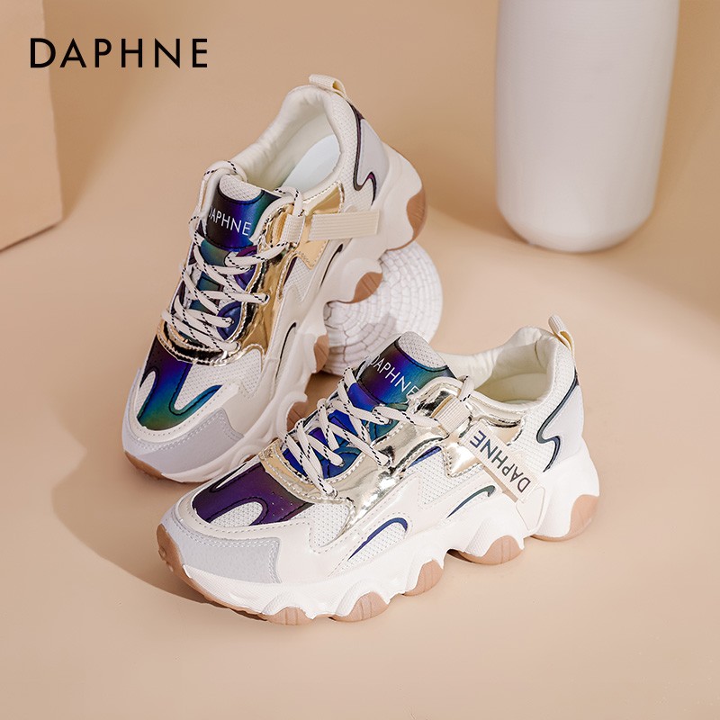 【官方旗舰店】达芙妮（DAPHNE） 老爹鞋 百搭休闲运动鞋女