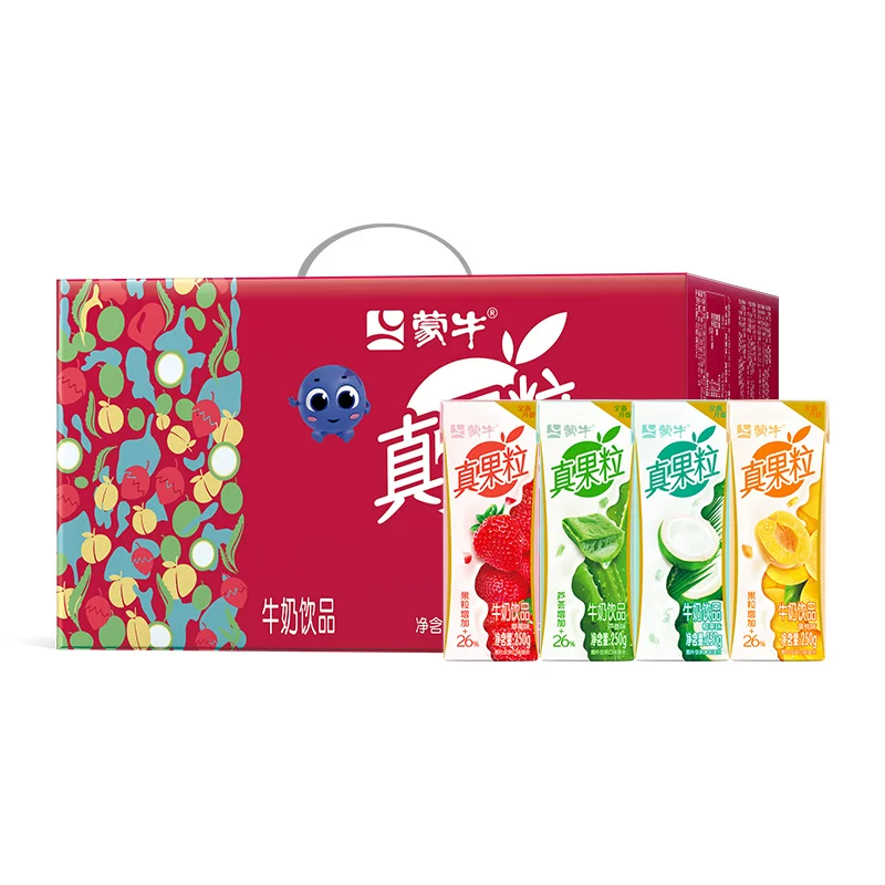 蒙牛真果粒牛奶250g×24盒