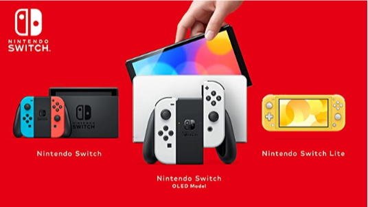 补货！Nintendo任天堂Switch 新款OLED游戏家庭主机英亚发货,到手约