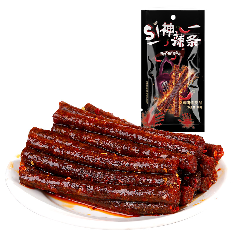 【可签到】鸽鸽网红魔鬼辣辣条28g*5袋