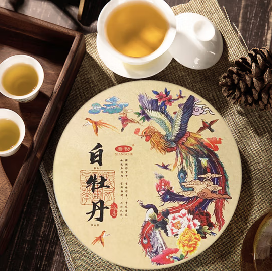 39元包邮！香彻 福建白茶传统压制老茶饼 白牡丹150g