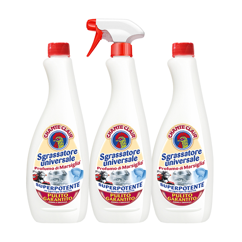 返10猫卡！进口大公鸡厨房清洁剂600ml*3瓶