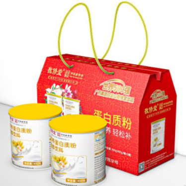 173.5元包邮！敬修堂 乳清蛋白质粉400g*4罐