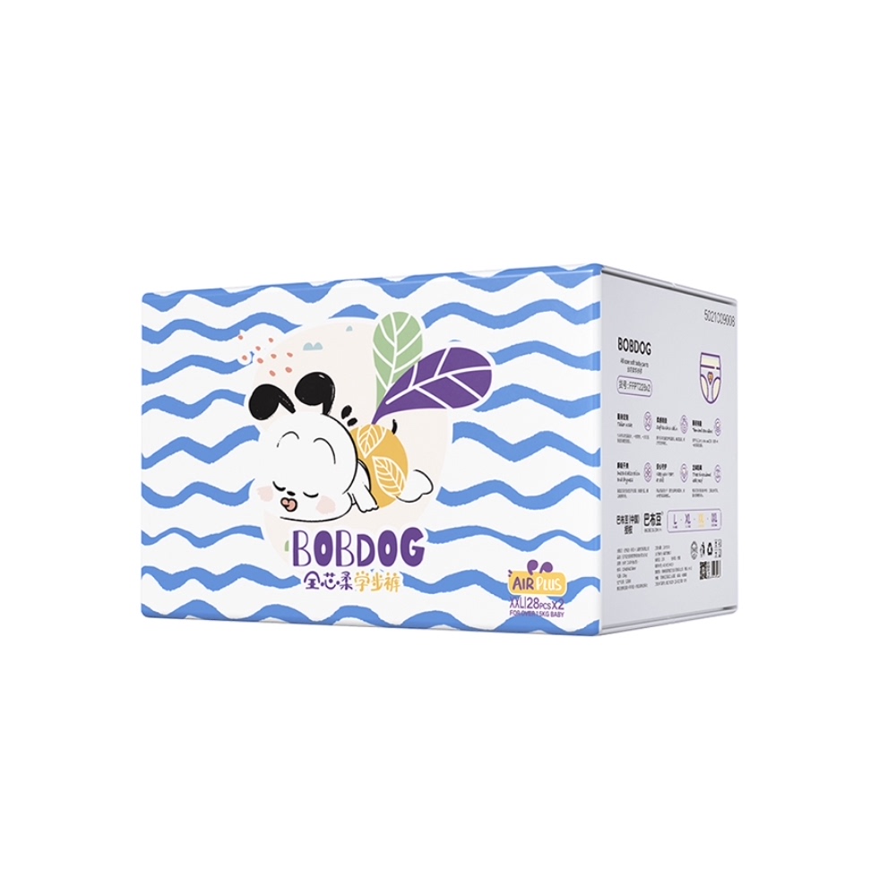 巴布豆拉拉裤学步裤全芯柔肤XXL56片