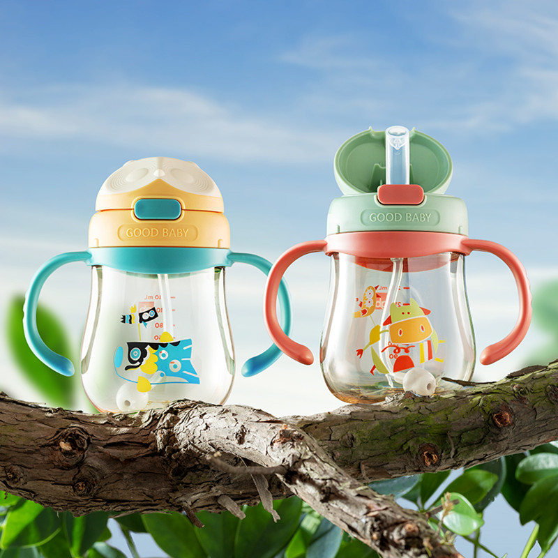 gb好孩子ppsu新生婴儿吸管鸭嘴杯