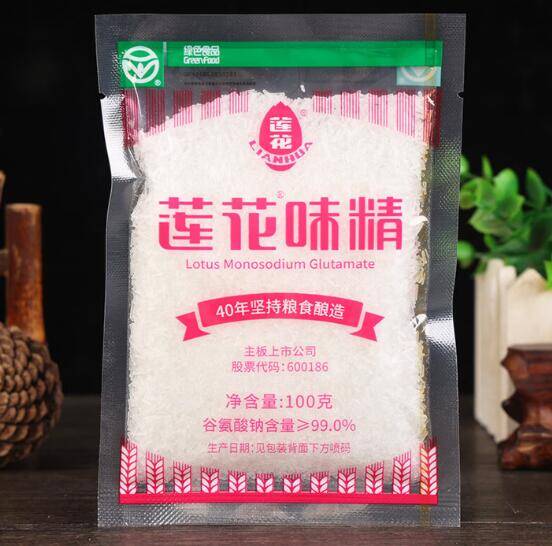 莲花家用提鲜味精100g*2袋 到手折后仅2.4元/袋