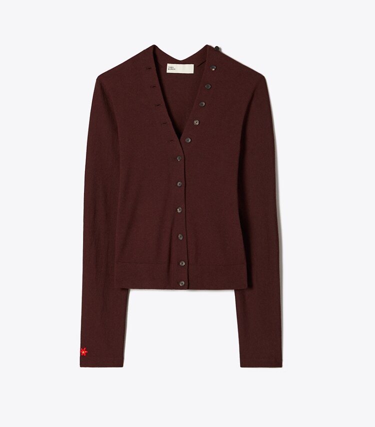 tory burch Wool V-Neck Cardigan