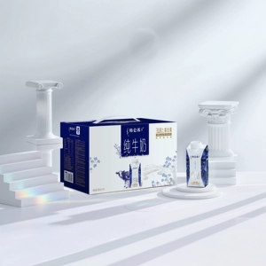 【5月产MS】特仑苏纯牛奶梦幻盖250mL*10包*2提 节日礼盒送礼
