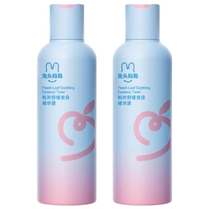 兔头妈妈桃子水爽身露桃叶精华舒缓保湿滋润新生婴幼儿液体爽身粉