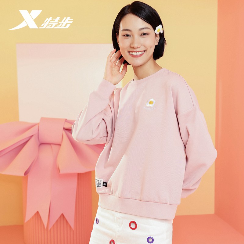 【大漏洞79.6】特步 春季新款次元甜心卫衣女 多款式