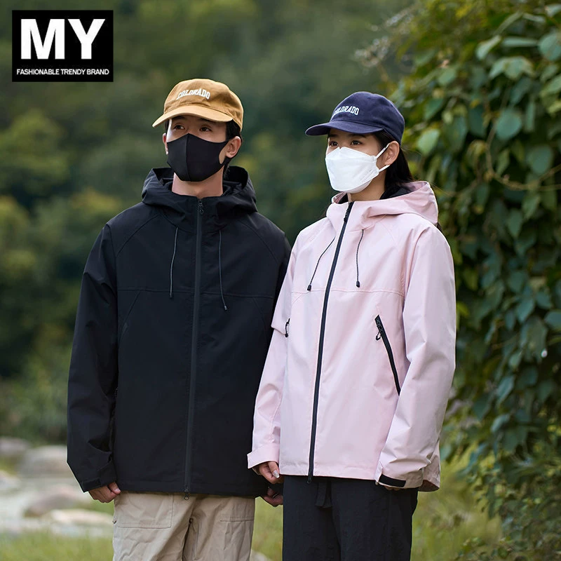 MY山系户外防风防水冲锋衣男女情侣春秋薄款机能外套