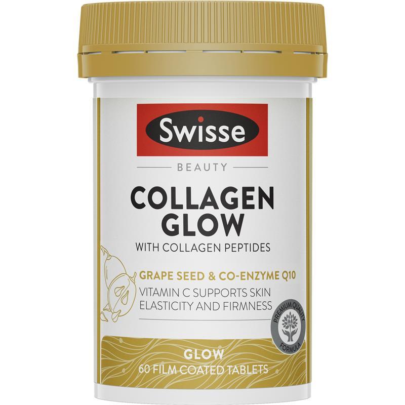 【澳洲仓】 Swisse 胶原蛋白肽亮肤营养片水光片 60片