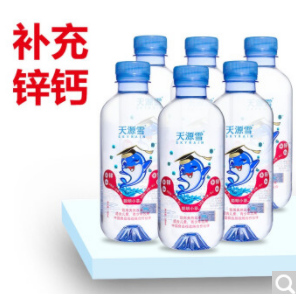 6.9元包邮！天源雪 天然低钠饮用水 350ml*6瓶