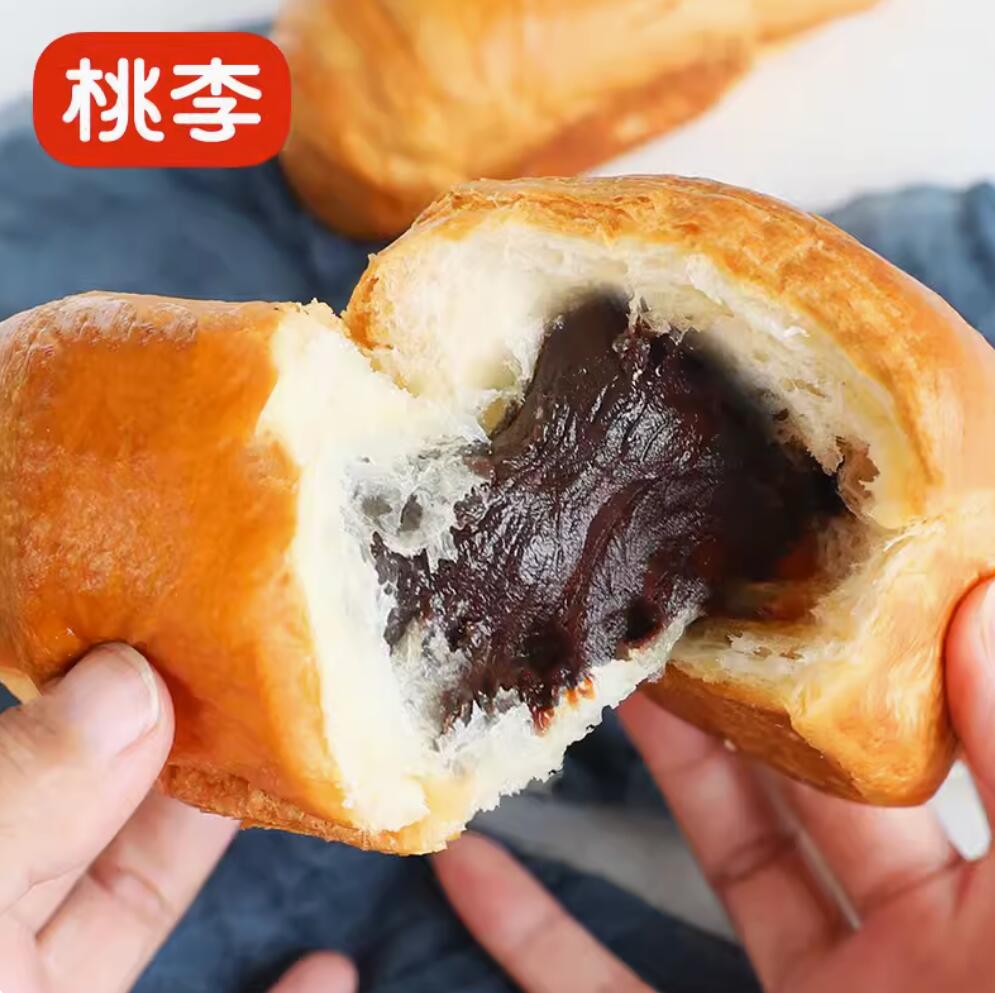 19.8元 包邮，桃李 巧乐角+南瓜吐司+酵母面包 540g