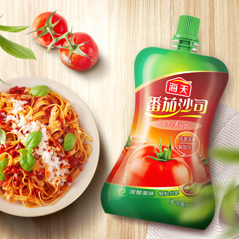 拍4件】稳签到海天番茄酱番茄沙司