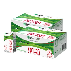 【推荐】蒙牛纯牛奶250ml×18包×2箱100%生牛乳醇浓营养