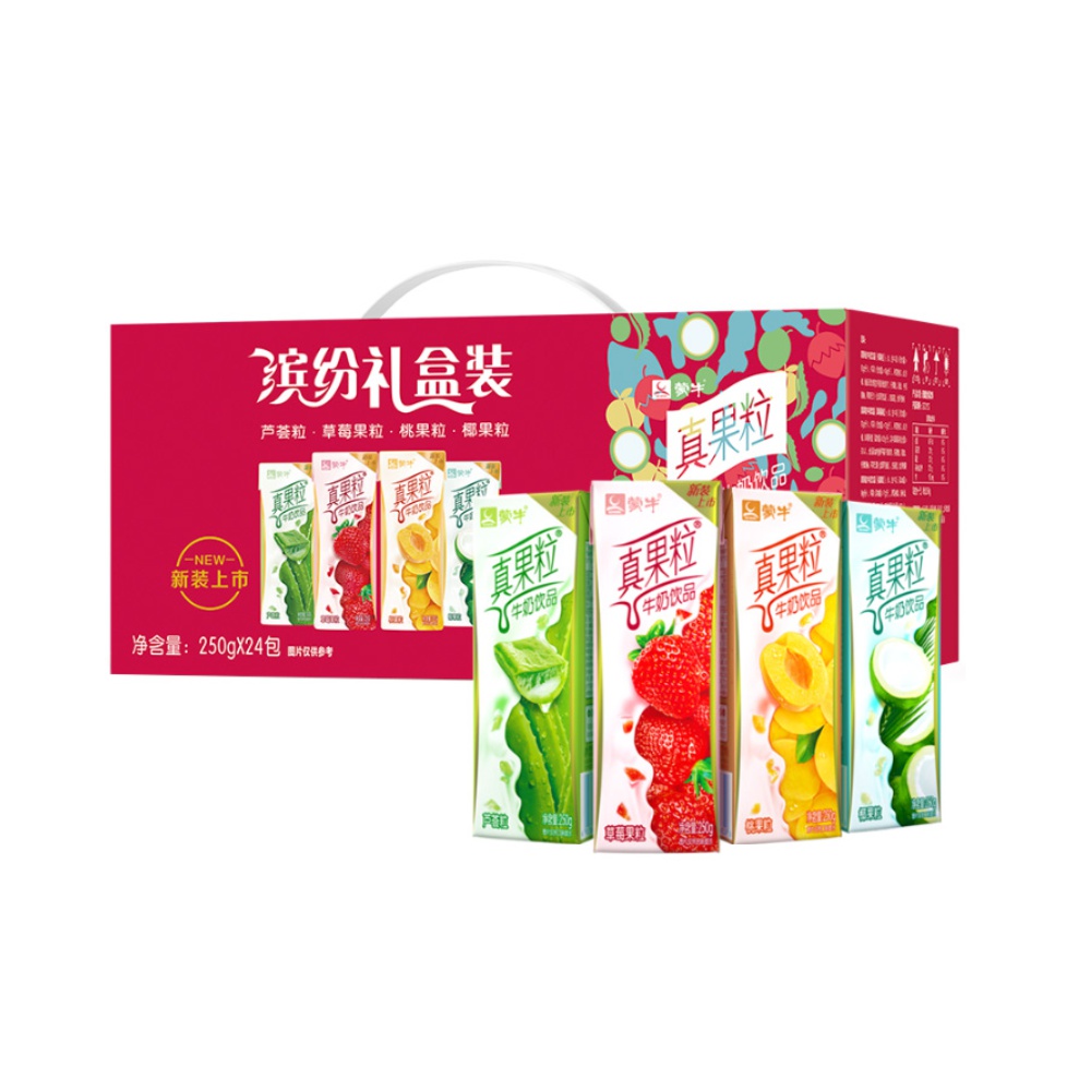 蒙牛真果粒礼盒装250g*24盒