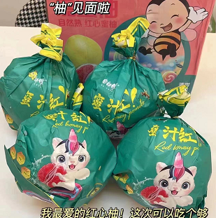 19.9元包邮！正宗福建平和琯溪红心蜜柚❺个（8~9斤）